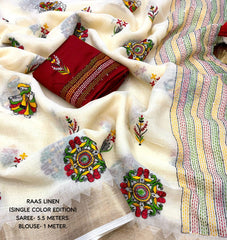 RAAS LINEN (IVORY COLOUR EDITION)