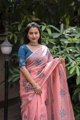 Linen Sarees | Linen sarees online