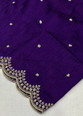 Manipuri georgette hand painted saree.
