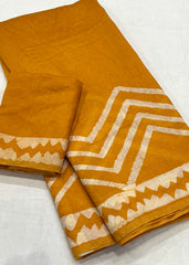 Pure batik chanderi saree.
