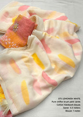 Pure chiffon spray print
