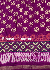 ajrakh X shibori.